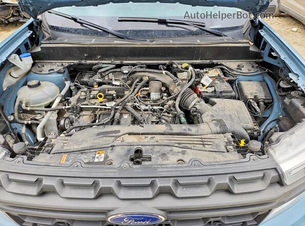 3FTTW8E91NRA54285 2022 FORD MAVERICK Blue Rear interior view