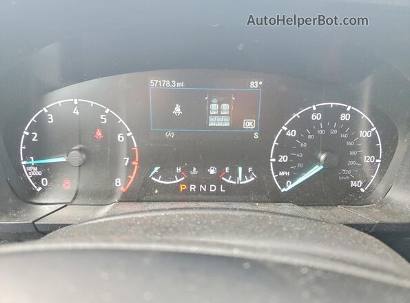 3FTTW8E99PRA21764 2023 FORD MAVERICK White Instrument cluster view
