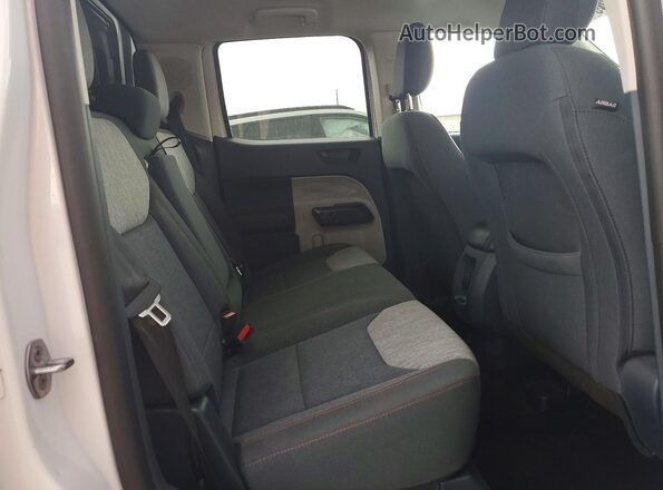 3FTTW8E99PRA21764 2023 FORD MAVERICK White Rear seats view