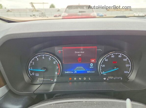 3FTTW8F91NRA05053 2022 FORD MAVERICK Burgundy Սարքավորումների վահանակի տեսք