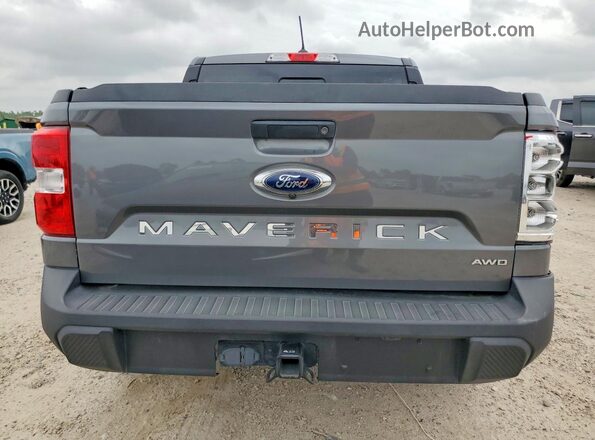 3FTTW8F91NRA09992 2022 FORD MAVERICK Gray Вид ззаду