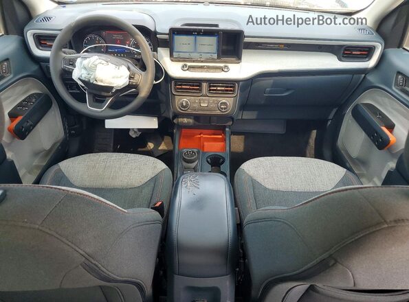 3FTTW8F92NRA55296 2022 FORD MAVERICK Blue Widok deski rozdzielczej