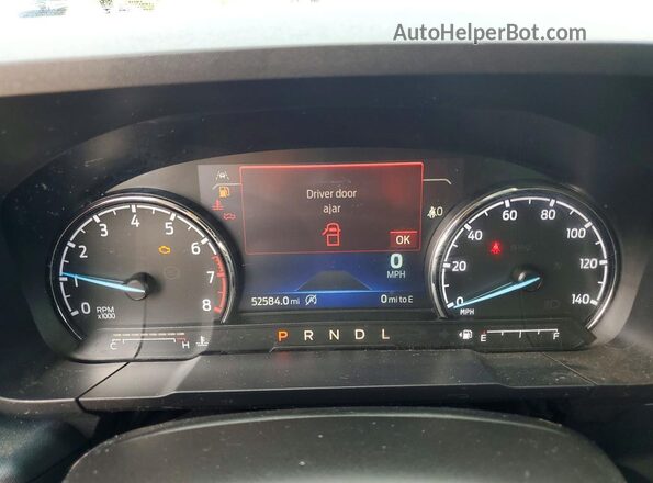 3FTTW8F92NRA55296 2022 FORD MAVERICK Blue Widok zestawu wskaźników