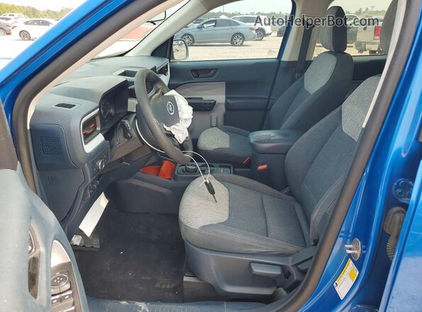 3FTTW8F92NRA55296 2022 FORD MAVERICK Blue Widok wnętrza z przodu