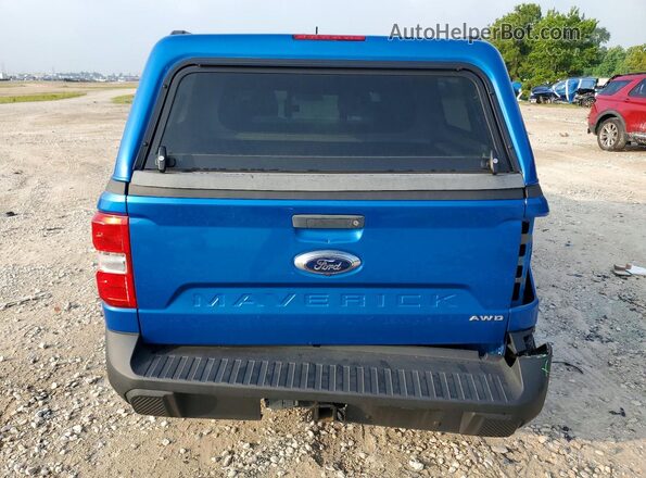 3FTTW8F93NRA40306 2022 FORD MAVERICK Blue უკანა ხედი