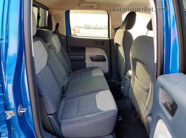 3FTTW8F93NRA40306 2022 FORD MAVERICK Blue უკანა სავარძლების ხედი