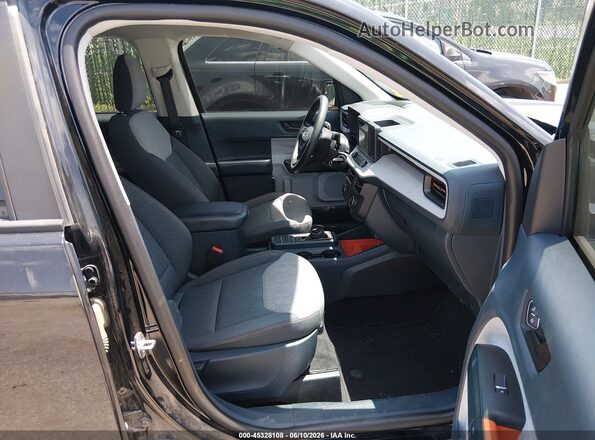 3FTTW8F95NRA33809 2022 FORD MAVERICK Black Widok wnętrza z przodu