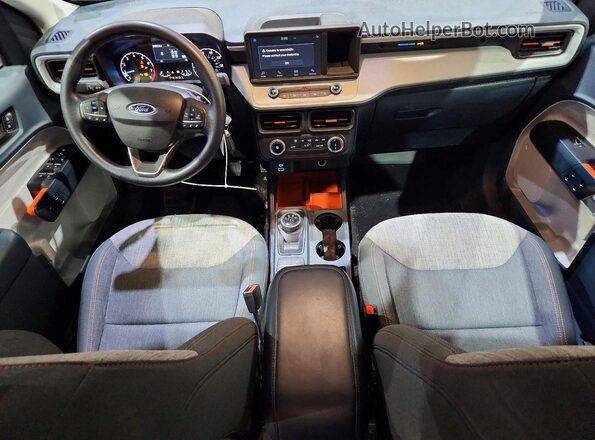 3FTTW8F95NRA93170 2022 FORD MAVERICK Gray წინა პანელის ხედი