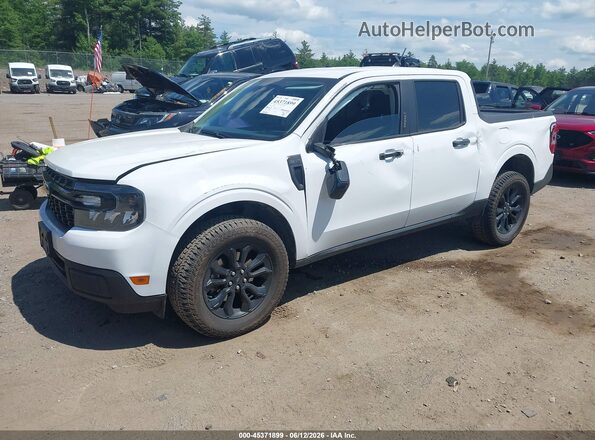 3FTTW8F98PRA59811 2023 FORD MAVERICK White წინა მარცხენა ხედი სამი მეოთხედიდან