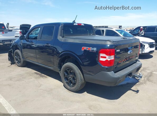 3FTTW8F99NRA97416 2022 FORD MAVERICK Blue Rear left