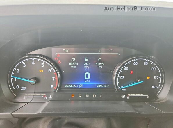 3FTTW8G94PRA69797 2023 FORD MAVERICK Серый Вид щитка приборов