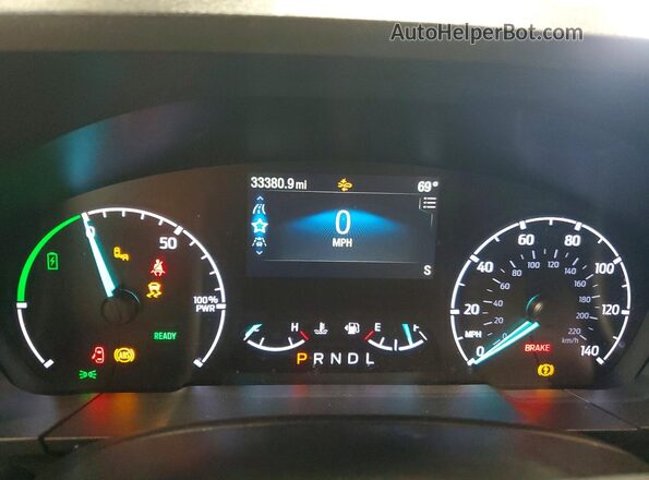 3FTTW8H30RRA15183 2024 FORD MAVERICK Gray Vista del cuadro de instrumentos