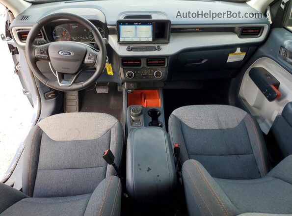 3FTTW8H93RRB73649 2024 FORD MAVERICK Blue Widok deski rozdzielczej
