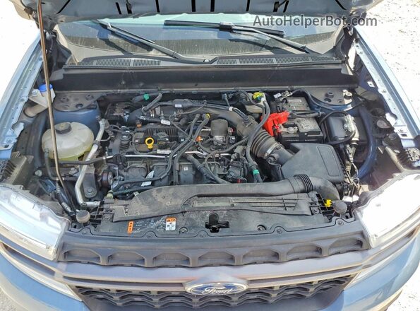 3FTTW8H93RRB73649 2024 FORD MAVERICK Blue Widok wnętrza z tyłu