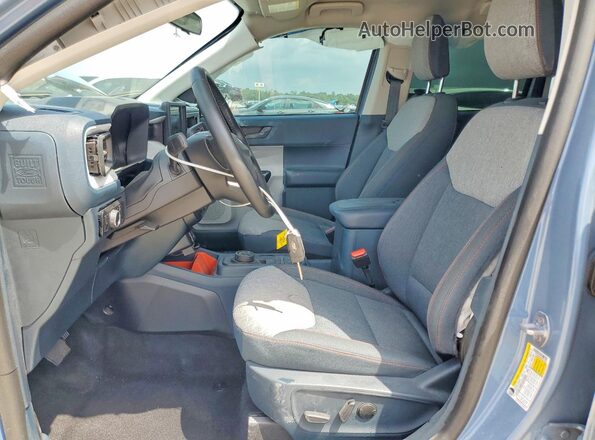 3FTTW8H93RRB73649 2024 FORD MAVERICK Blue Widok wnętrza z przodu