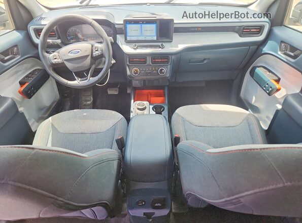 3FTTW8H99RRB32720 2024 FORD MAVERICK White Dashboard view
