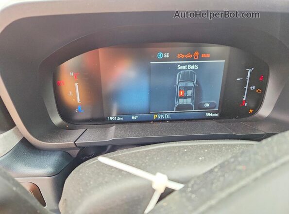 3FTTW8J35SRB29518 2025 FORD MAVERICK Two Tone Вид щитка приладів