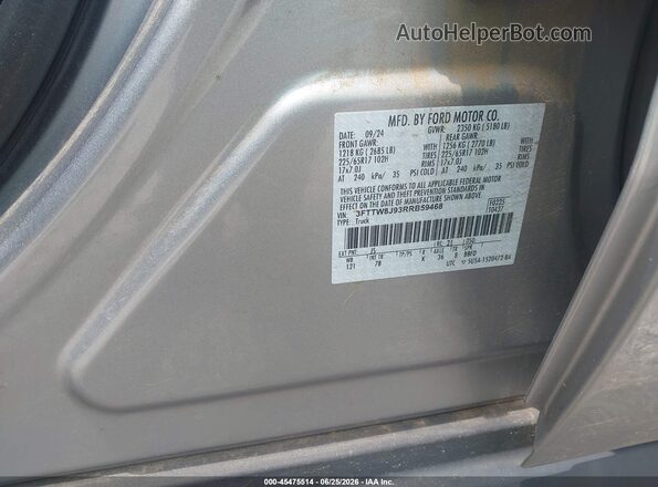 3FTTW8J93RRB59468 2024 FORD MAVERICK Silver Շարժիչի բաժամունքի տեսք