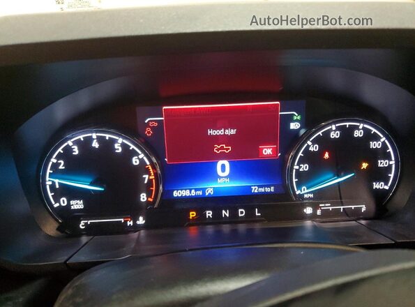 3FTTW8J98RRB45453 2024 FORD MAVERICK Белый Вид щитка приборов