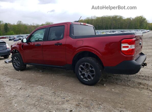 3FTTW8JA2SRA07598 2025 FORD MAVERICK Red Rear left