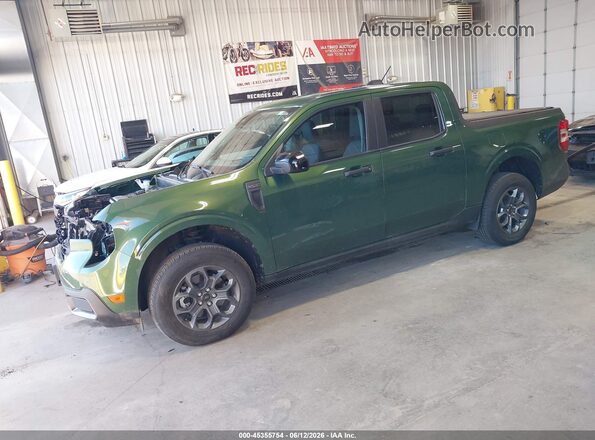 3FTTW8JA6SRA23626 2025 FORD MAVERICK Green Առջևի ձախ երեք քառորդ տեսարան