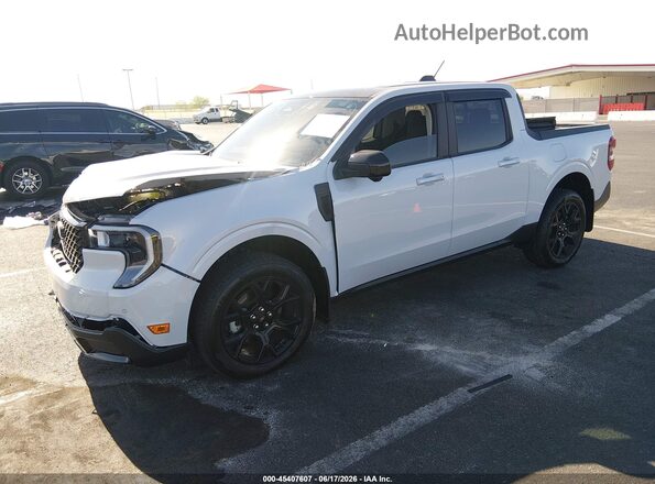 3FTTW8S36SRA83616 2025 FORD MAVERICK White Vista tres cuartos delantera izquierda