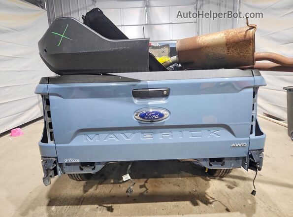 3FTTW8S93RRB30132 2024 FORD MAVERICK Blue Widok z tyłu