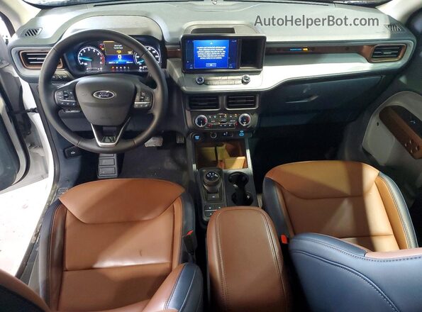 3FTTW8S94RRB78741 2024 FORD MAVERICK White წინა პანელის ხედი
