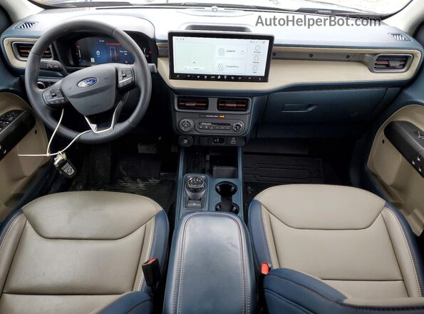 3FTTW8SA8SRB07767 2025 FORD MAVERICK Black Dashboard view