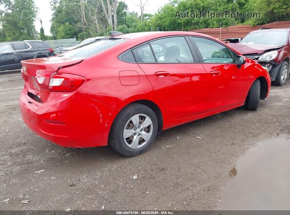 3G1BC5SM5HS559263 2017 CHEVROLET CRUZE Red უკანა მარჯვენა