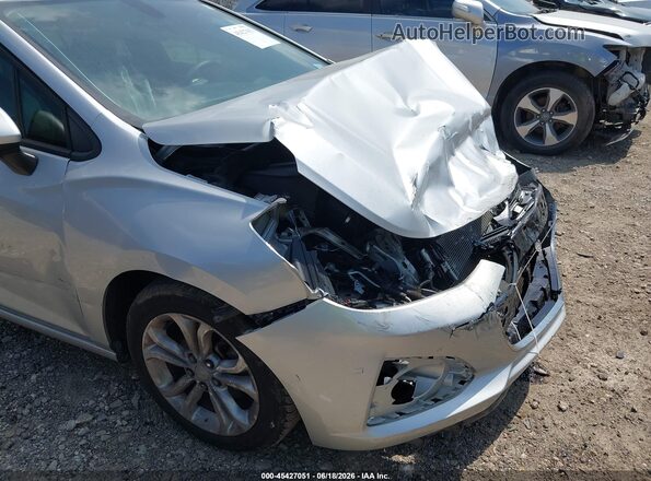 3G1BC6SM0KS600752 2019 CHEVROLET CRUZE Серебряный Вид спереди