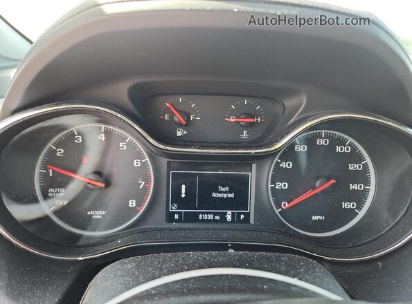 3G1BC6SM3KS577659 2019 CHEVROLET CRUZE Black Instrument cluster view