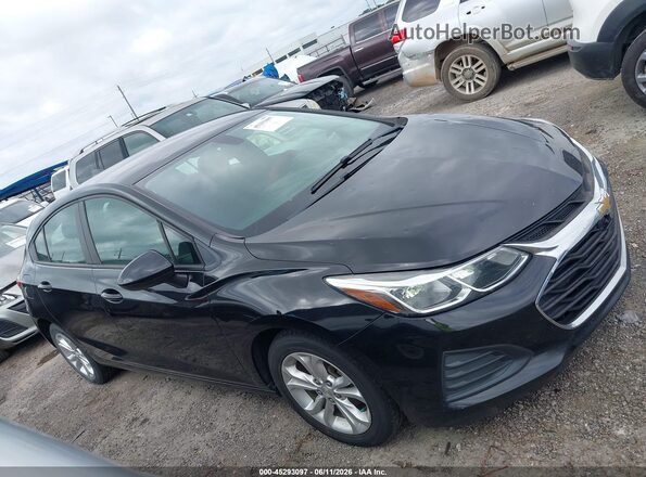 3G1BC6SM6KS553520 2019 CHEVROLET CRUZE Black Widok wnętrza z tyłu