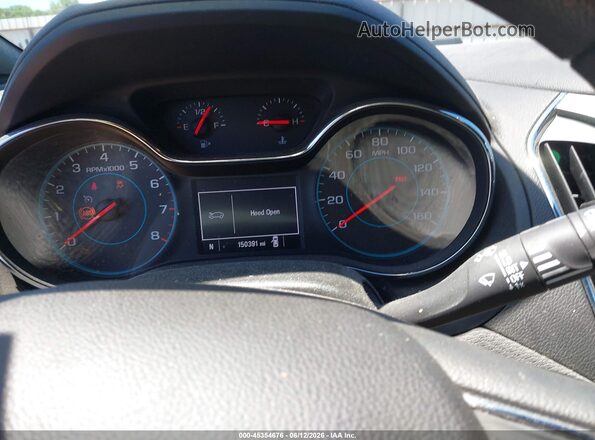 3G1BD6SM3HS613145 2017 CHEVROLET CRUZE Blue Rear seats view
