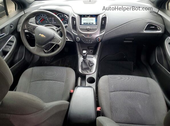 3G1BD6SM5JS650803 2018 CHEVROLET CRUZE Черный Вид панели приборов
