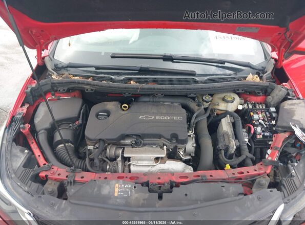 3G1BE5SM3GS600921 2016 CHEVROLET CRUZE Red Vista trasera