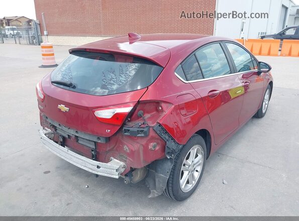 3G1BE6SM0HS588671 2017 CHEVROLET CRUZE Red Rear right