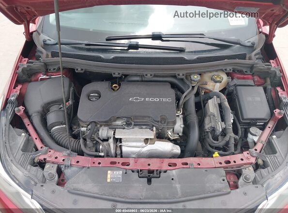 3G1BE6SM0HS588671 2017 CHEVROLET CRUZE Red Rear view