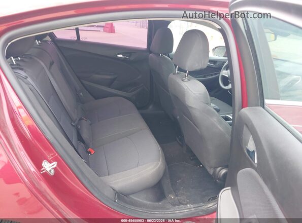 3G1BE6SM0HS588671 2017 CHEVROLET CRUZE Red VIN sticker view