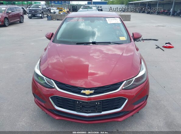 3G1BE6SM0HS588671 2017 CHEVROLET CRUZE Red Rear interior view