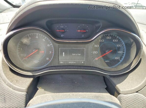 3G1BE6SM0JS551870 2018 CHEVROLET CRUZE White Instrument cluster view
