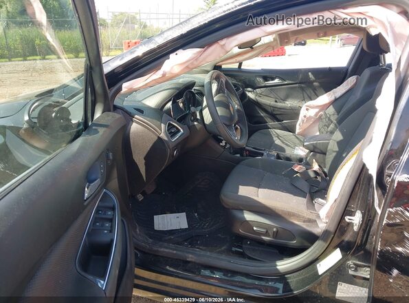 3G1BE6SM0JS602364 2018 CHEVROLET CRUZE Черный Вид салона спереди