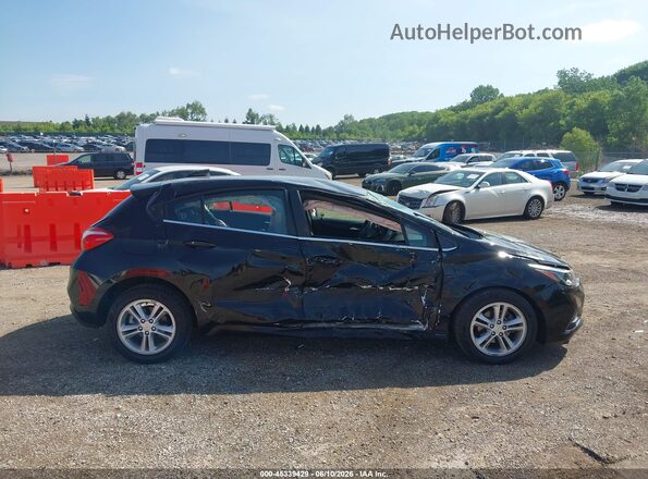3G1BE6SM0JS602364 2018 CHEVROLET CRUZE Черный Вид задней части салона