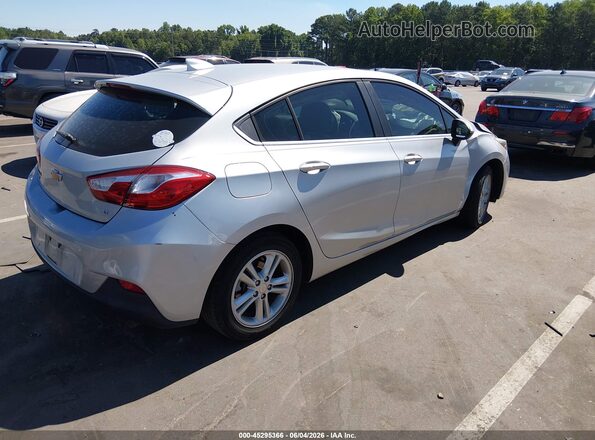 3G1BE6SM2HS573329 2017 CHEVROLET CRUZE Silver Trasero derecho