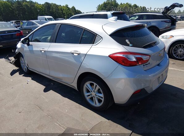 3G1BE6SM2HS573329 2017 CHEVROLET CRUZE Silver Trasero izquierdo