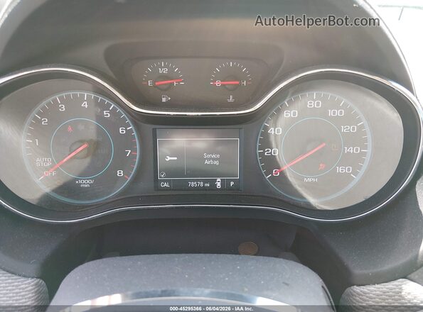 3G1BE6SM2HS573329 2017 CHEVROLET CRUZE Silver Vista de los asientos traseros