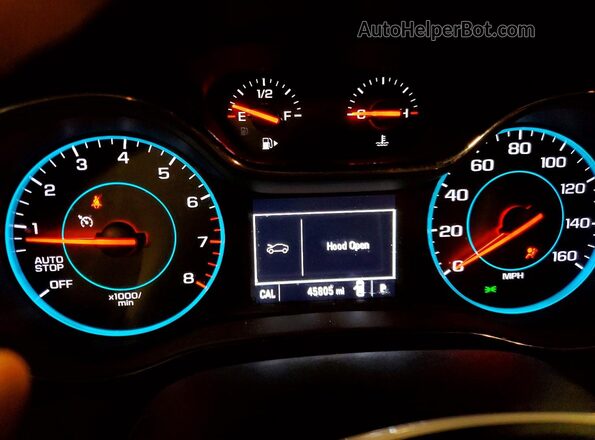 3G1BE6SM2HS584119 2017 CHEVROLET CRUZE Red Vista del cuadro de instrumentos