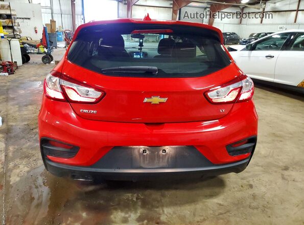 3G1BE6SM2HS584119 2017 CHEVROLET CRUZE Red Vista trasera