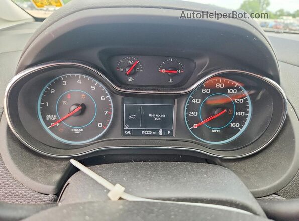 3G1BE6SM2JS531751 2018 CHEVROLET CRUZE Черный Вид щитка приборов
