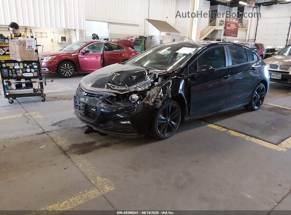 3G1BE6SM2JS604858 2018 CHEVROLET CRUZE Black Przód lewy